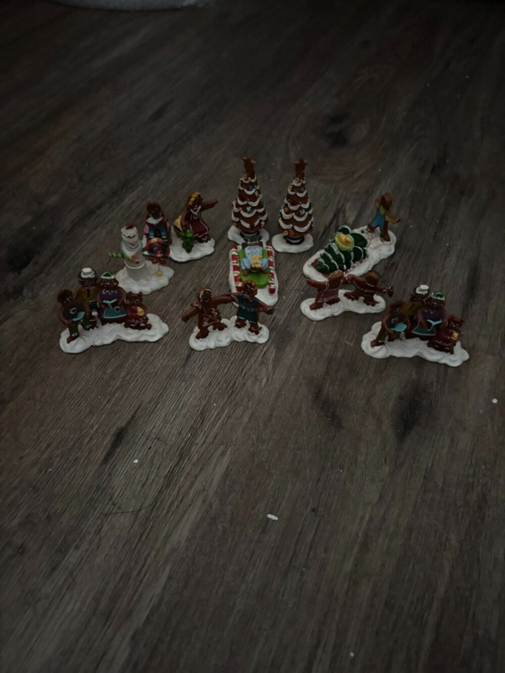Lot 11 Lemax Sugar N Spice Retired Christmas light up village figurines